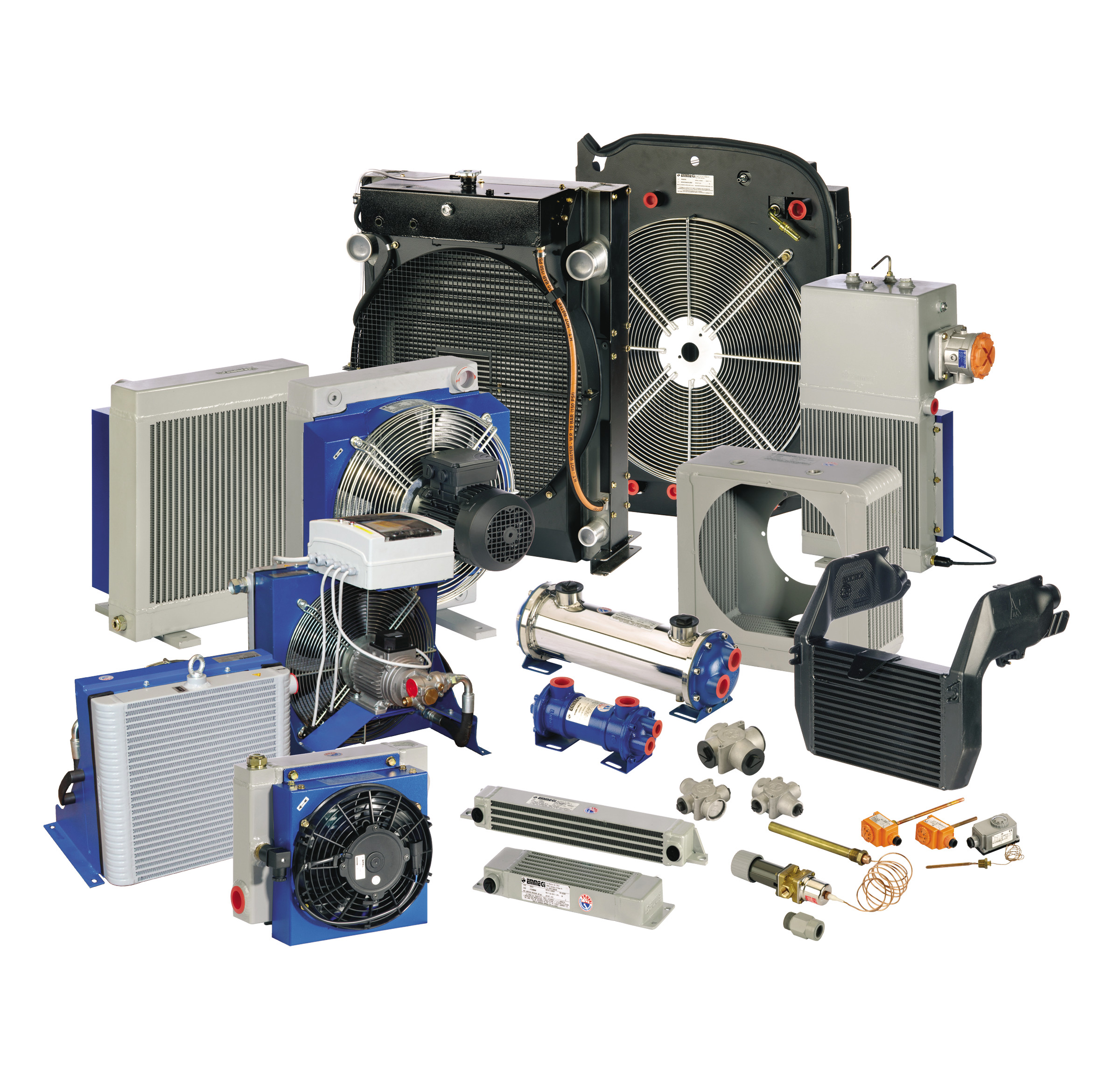 Heat exchangers and hydropneumatics accumulators Major Product Lines