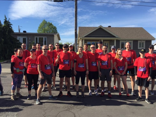 Close to 400 participants from Canimex Group at the course "Des chênes-toi"