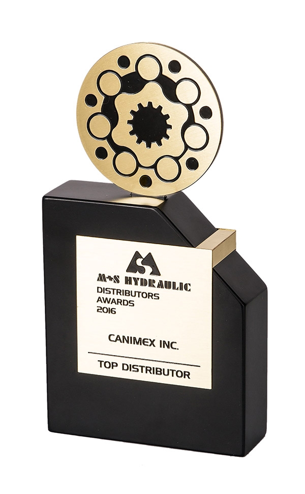 Prix international pour la Division hydraulique et électronique de Canimex